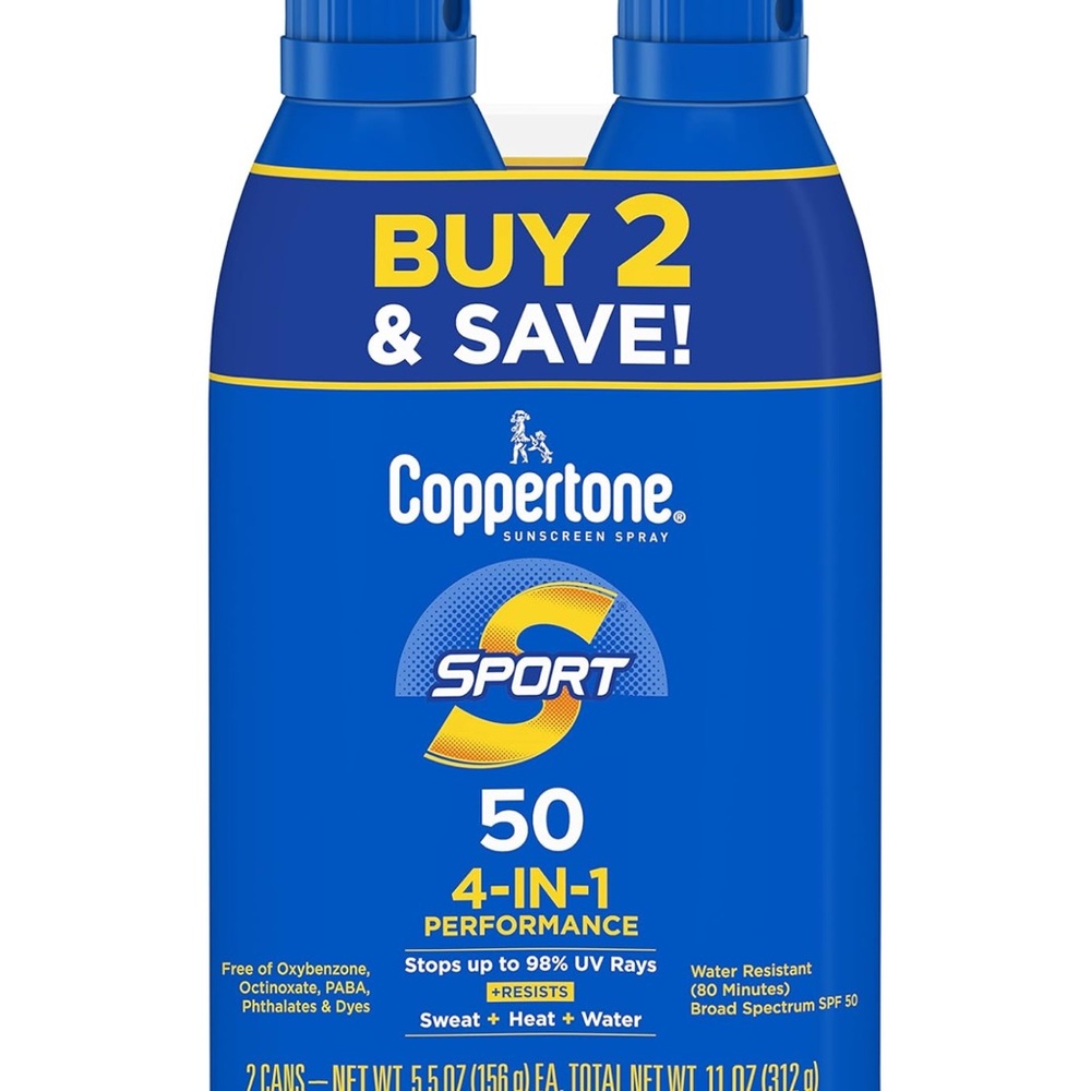 Coppertone Sport Sunscreen Spray SPF 50